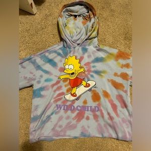 The Simpsons hoodie with mask attached